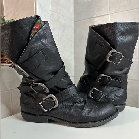 Blowfish Malibu Easy Saddle Pull On Lined Boots. Size 10 - Picture 2 of 8